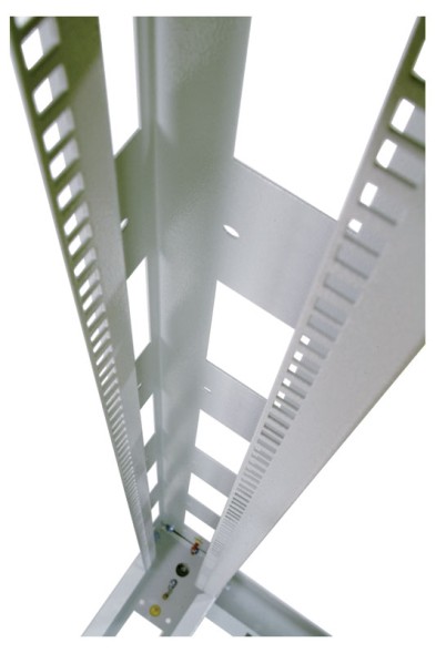 Стойка двухрамная ЦМО СТК-24.2 24U 620ммX800мм направл.под закл.гайки 250кг серый