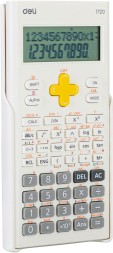 Калькулятор научный Deli E1720-white белый 10+2-разр.