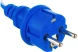Шнур питания Lanmaster LAN-PP13/SH-3.0-BL C13-Schuko проводник.:3x0.75мм2 3м 220В 10А синий