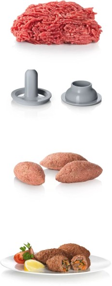 Мясорубка Bosch ProPower MFW66020 1800Вт белый/серый