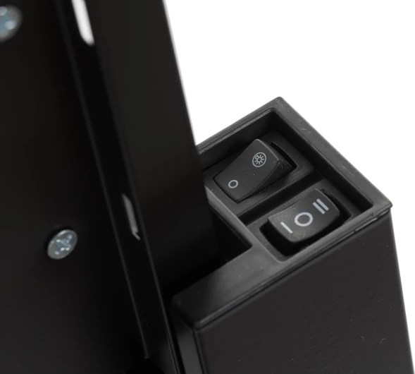 Вытяжка встраиваемая Lex Hubble G 600 черный/стекло черное управление: кулисные переключатели (1 мотор)