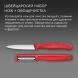 Набор нож/овощеч. Victorinox Swiss Classic 6.7111.21C1 компл.:2предм. красный европодвес