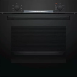 Духовой шкаф Электрический Bosch HBA530BB0S черный/серебристый