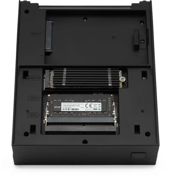 Неттоп IRU 515ALC i5 12450H (2) 16Gb SSD512Gb UHDG без ОС GbitEth WiFi BT 120W черный (2012451)