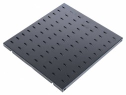 Полка стационарная ЦМО СВ-45-9005 0.5U нагр.:45кг. 19&amp;quot; 450мм черный (упак.:1шт)