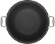 Сковорода ВОК (WOK) Rondell Elements RDA-114 круглая 32см покрытие: TriTitan ручка несъемная (с крышкой) черный