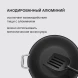 Сковорода ВОК (WOK) Rondell Elements RDA-114 круглая 32см покрытие: TriTitan ручка несъемная (с крышкой) черный