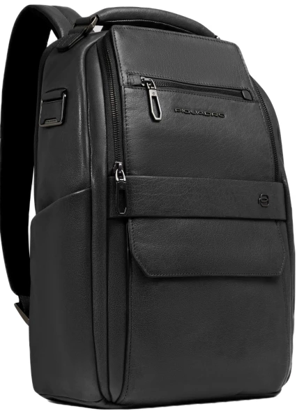 Рюкзак мужской Piquadro Solm CA7020S141/N черный натур.кожа
