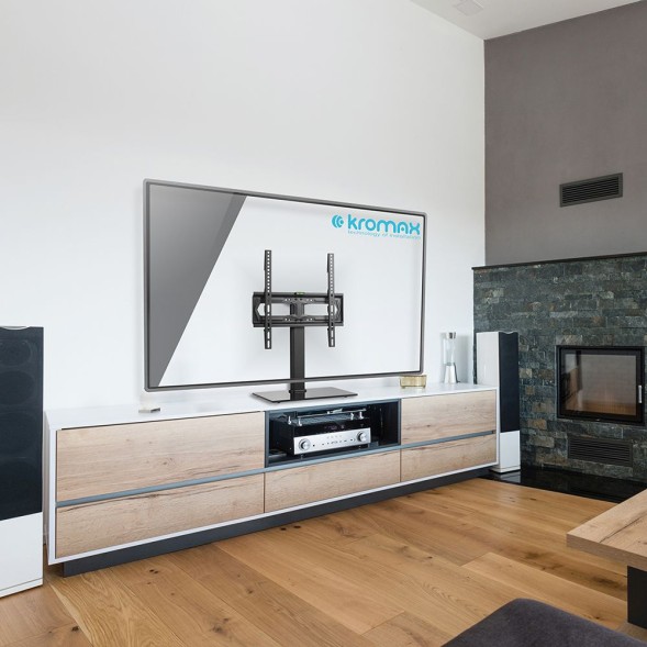 Стойка для телевизора Kromax X-STAND-2 черный 23&amp;quot;-55&amp;quot; макс.30кг крепление к столешнице
