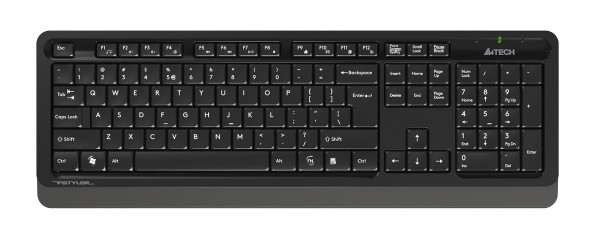 Клавиатура + мышь A4Tech Fstyler FG1010S клав:черный/серый мышь:черный/серый USB беспроводная Multimedia (FG1010S GREY)