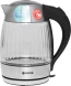 Чайник электрический Vitek VT-7030 1.8л. 2200Вт черный/серебристый корпус: стекло