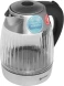 Чайник электрический Vitek VT-7030 1.8л. 2200Вт черный/серебристый корпус: стекло