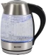 Чайник электрический Vitek VT-7030 1.8л. 2200Вт черный/серебристый корпус: стекло