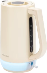 Чайник электрический Rondell RDE-WK808 1.7л. 2200Вт кремовый/белый корпус: металл