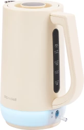 Чайник электрический Rondell RDE-WK808 1.7л. 2200Вт кремовый/белый корпус: металл