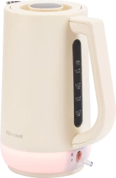 Чайник электрический Rondell RDE-WK808 1.7л. 2200Вт кремовый/белый корпус: металл