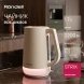 Чайник электрический Rondell RDE-WK808 1.7л. 2200Вт кремовый/белый корпус: металл