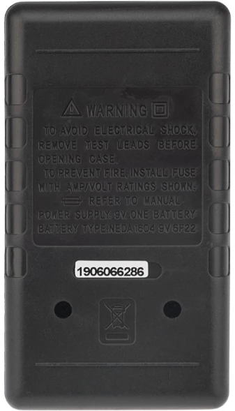 Мультиметр PROconnect M832 DT832 цифровой черный (13-3012)