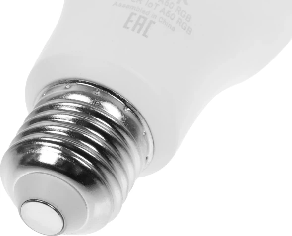 Умная лампа Hiper Iot A60 RGB E27 10Вт 1020lm Wi-Fi (упак.:1шт)