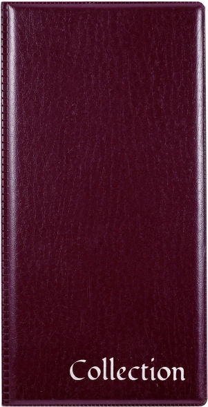 Папка с 20 прозр.вклад. Silwerhof Create ПВХ 0.25мм бордовый