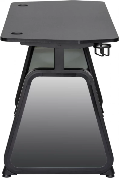 Стол игровой Cactus CS-GMD-BK-RGB столешница МДФ черный каркас черный 136x60x75см