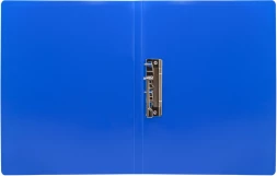 Папка метал.зажим Silwerhof Eco A4 пластик 0.5мм синий