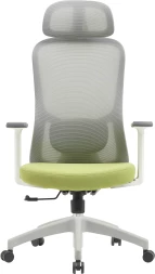 Кресло Cactus CS-GMC515-GYGN серый сиденье салатовый сетка/ткань с подголов. крестов. пластик пластик серый