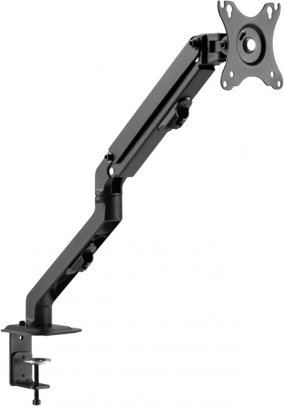 Кронштейн для мониторов Ultramounts UM728 черный 17&amp;quot;-27&amp;quot; макс.7кг крепление к столешнице поворот и наклон
