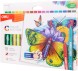 Восковые мелки Deli EC20010 Color Emotion трехгранные 18цв. картон.кор./европод.