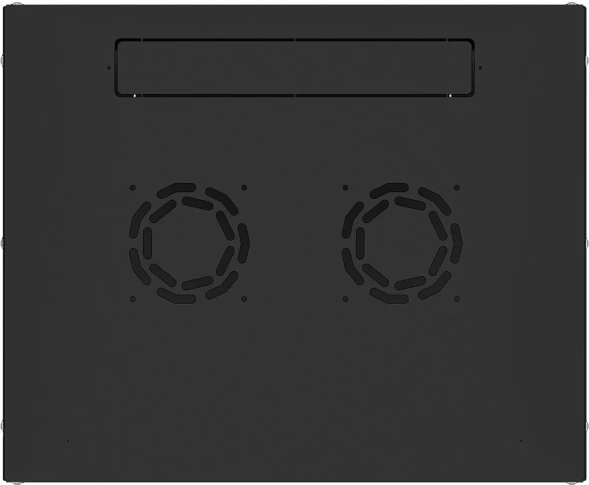 Шкаф коммутационный NTSS Lime (NTSS-WL6U5560GS-BL) настенный 6U 550x600мм пер.дв.стекл несъемн.бок.пан. 30кг черный 520мм 12кг 110град. 500мм IP20