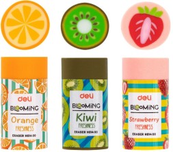 Ластик Deli EH01400 Blooming цилиндр 22x43мм ассорти