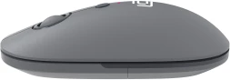 Мышь Оклик 409MW графитовый оптическая 1600dpi silent беспров. BT/Radio USB для ноутбука 4but (2007545)