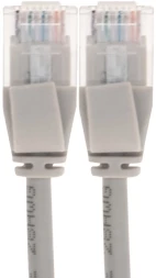 Патч-корд Rexant 02-0380-1 U/UTP RJ-45 вил.-вилка RJ-45 кат.6A 1м серый LSZH