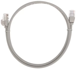 Патч-корд Rexant 02-0380-1 U/UTP RJ-45 вил.-вилка RJ-45 кат.6A 1м серый LSZH