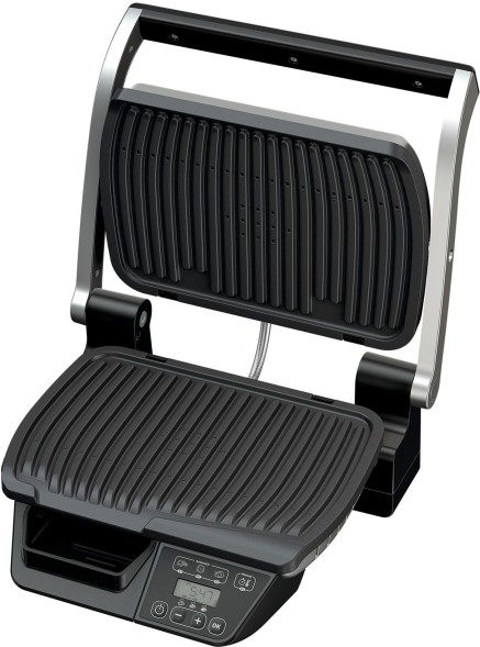 Электрогриль Tefal Optigrill GC740B30 2000Вт серебристый/черный