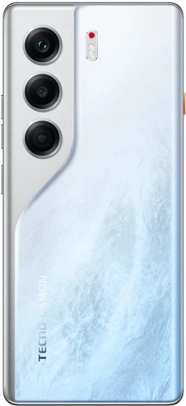 Смартфон Tecno Camon 40 Pro 256Gb 8Gb белый моноблок 3G 4G 2Sim 6.78&amp;quot; 1080x2436 Android 15 50Mpix 802.11 a/b/g/n/ac NFC GPS GSM900/1800 GSM1900 Protect FM