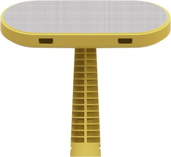 Пароочиститель напольный Polaris PSC 1711C 1700Вт желтый/черный