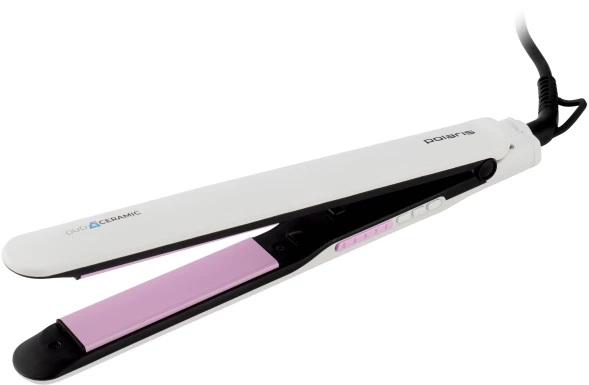 Выпрямитель Polaris PHS 2112KT 45Вт белый/розовый макс.темп.:220С покрытие:керамическое