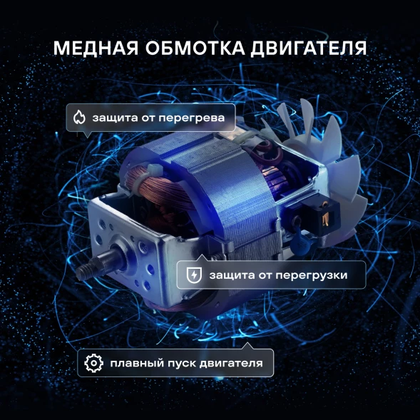 Миксер планетарный Rondell RDE-PM450 2000Вт титановое серебро