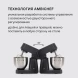 Миксер планетарный Rondell RDE-PM450 2000Вт титановое серебро