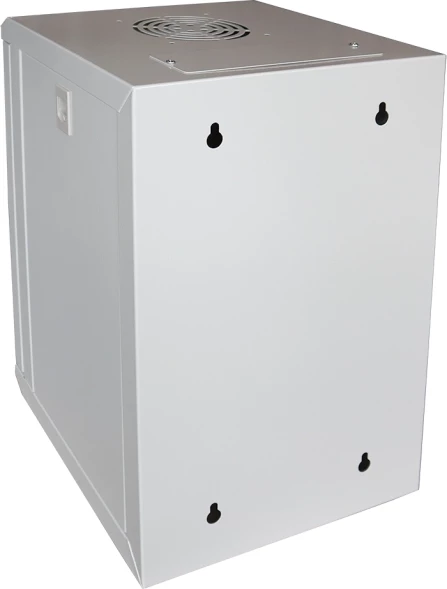 Шкаф коммутационный Lanmaster (TWT-CBW10G-12U-3X3-GY) настенный 10U 312x300мм пер.дв.стекл 30кг серый 236мм 635мм IP20 металл