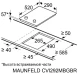 Индукционная варочная поверхность Maunfeld CVI292MBKBR черный
