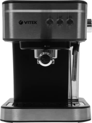 Кофеварка рожковая Vitek VT-8468 1000Вт черный/стальной