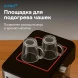 Кофеварка рожковая Vitek VT-8468 1000Вт черный/стальной