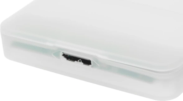 Внешний корпус для HDD/SSD AgeStar 3UBCP3 SATA USB3.0 пластик белый 2.5&amp;quot;