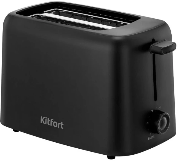 Тостер Kitfort КТ-9977 650Вт черный