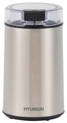 Кофемолка Hyundai HYC-G5261 200Вт сист.помол.:ротац.нож вместим.:60гр серебристый
