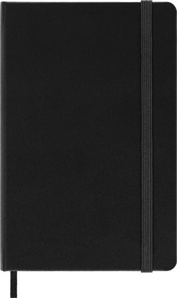Блокнот Moleskine CLASSIC MM712 Pocket 90x140мм 192стр. клетка твердая обложка черный