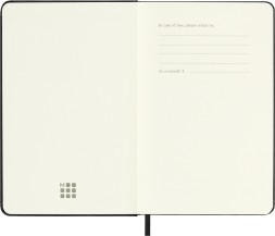 Блокнот Moleskine CLASSIC MM712 Pocket 90x140мм 192стр. клетка твердая обложка черный