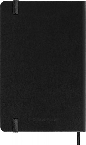 Блокнот Moleskine CLASSIC MM712 Pocket 90x140мм 192стр. клетка твердая обложка черный